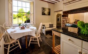 Pound Farm - A lovely spot in the kitchen for morning coffee or afternoon tea