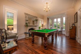 The Old Rectory - Snooker before dinner in the Games Room