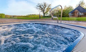 Ham Bottom - Relax in the hot tub, with views over the fields