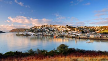 Stunning view of Salcombe on a sunny evening