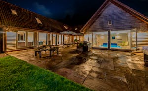 Cockercombe - This timber-clad lodge in Somerset has its own indoor pool