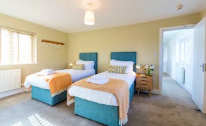 The Plough - Bedroom 1: Zip and link beds mean you can have a superking or twin beds