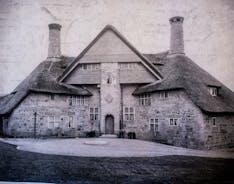 the barn when it was built in 1897 under thatch 