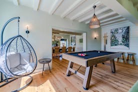 You can literally "hang" out by the Pool Table