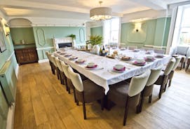 Dine around one table, seating for 24 guests www.bhhl.co.uk  Forest House Coleford Gloucestershire