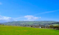 Countryside views from Hillside Farm Retreats
