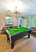 Games room at Forest House with Slate Pool Table located in the Forest of Dean www.bhhl.co.uk