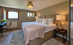 Bean Goose Barn - Bedroom 3 is a ground floor room with zip and link beds