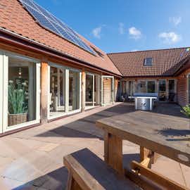 Crowcombe: Soak up the sunshine on the patio Crowcombe: Soak up the sunshine on the patio