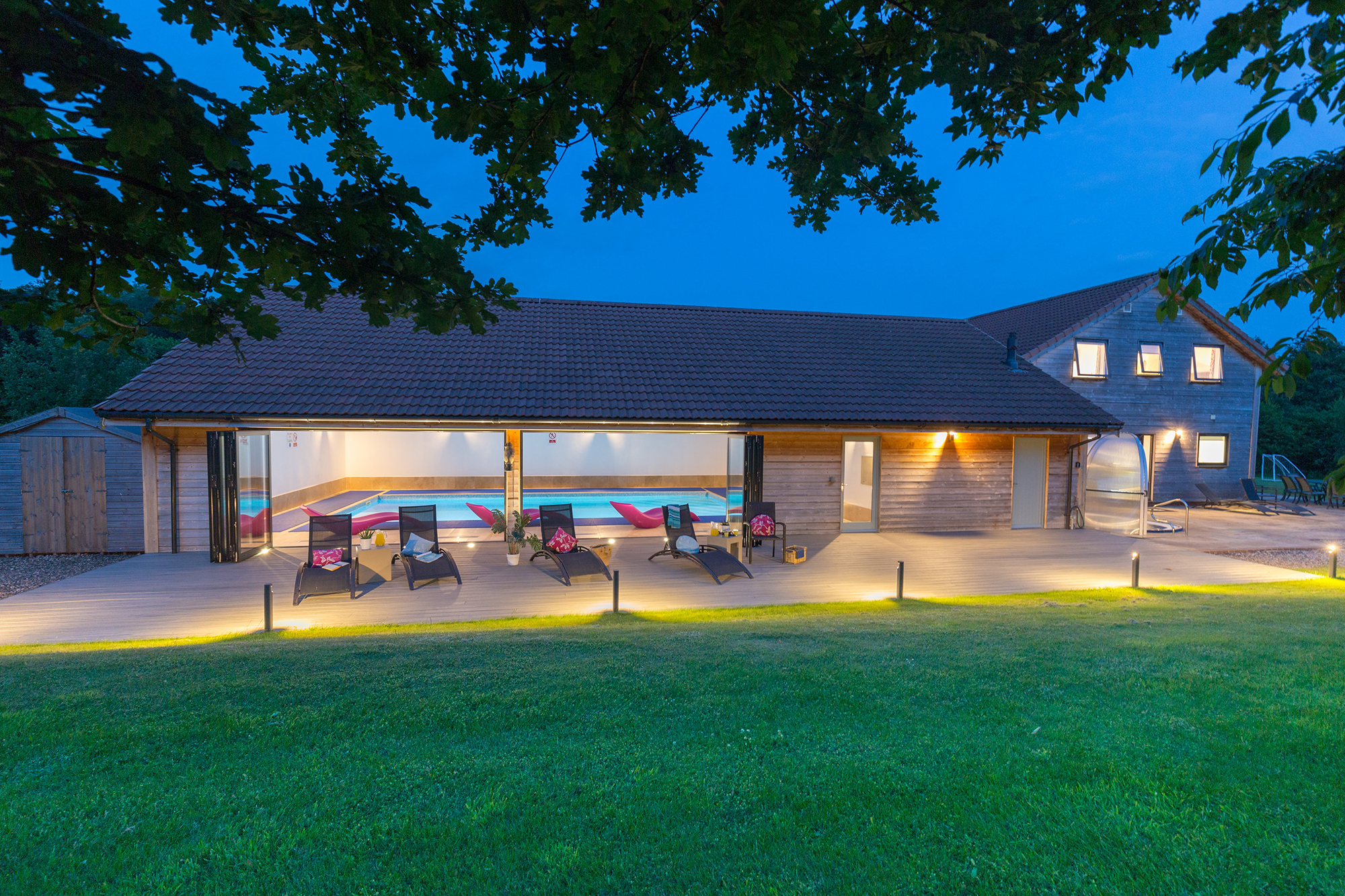 Large Holiday Homes in the UK with Indoor Swimming Pools Holiday