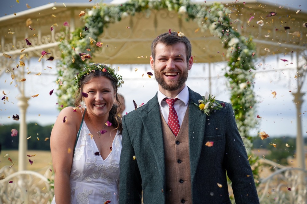 Happy couple at Hinton Park Holidays