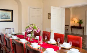 The Old Rectory - A lovely big dining table - great for gathering round for breakfast or dinner