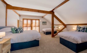 Dustings - Bedroom 1 is perfect for families as it sleeps 4 people