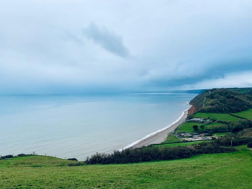Clifftop walk at Beer