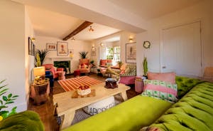 Hunky-Dory - The Living Room is such a colourful space