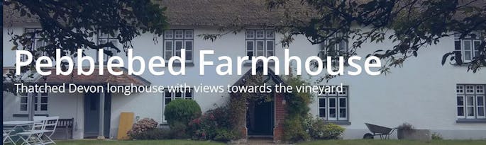 Pebblebed Vineyard Farmhouse Have Joined SCRUMPY!