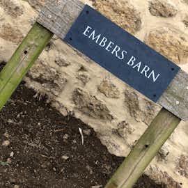 Embers Barn Sign Embers Barn Sign