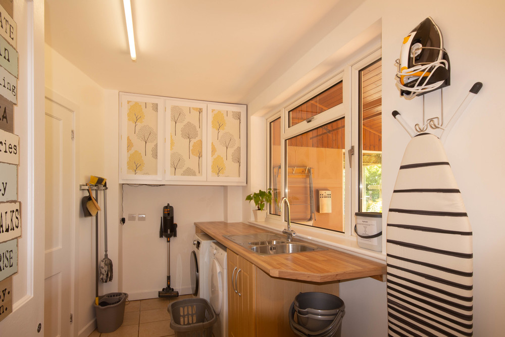 Utility room redecorated