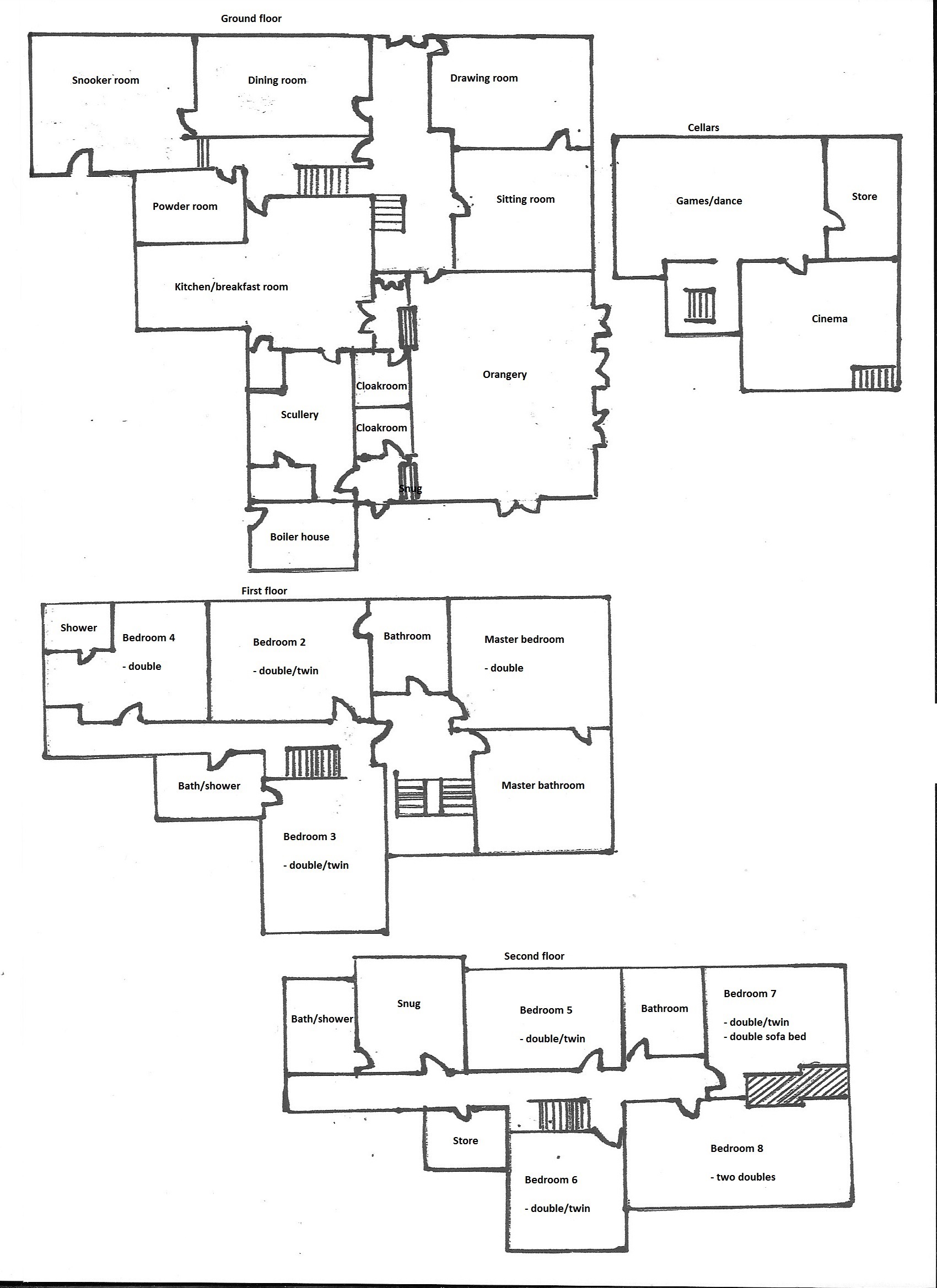 Floorplans The Grange Somerset The Grange Somerset