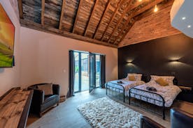 Boogie Barn: The bedrooms all have their own private access from the courtyard