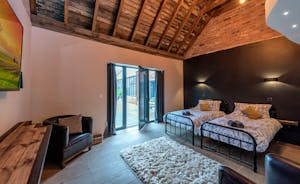 Boogie Barn: The bedrooms all have their own private access from the courtyard