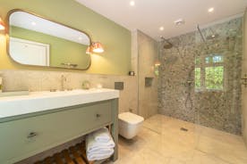 Duxhams - The ensuite shower room for Bedroom 6