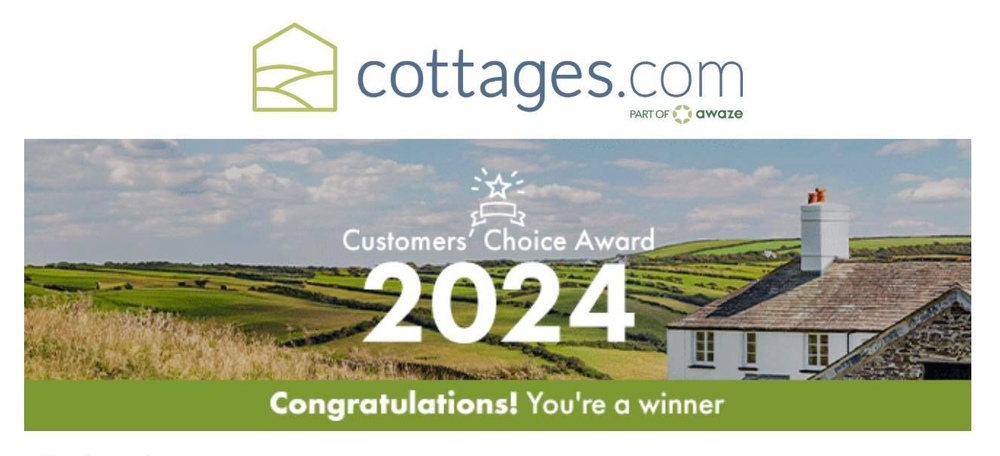 Cottages.com Customer's Choice award 2024