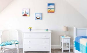 Single Bedroom - this bright and cheerful room is a lovely room for children 
