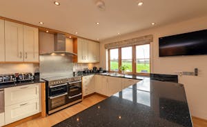 Wayside: The large kitchen/dining room is perfect for big family celebrations