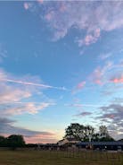 Beautiful skies over Langley Farm