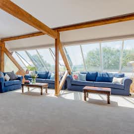 Dustings - There are far reaching views of unspoilt countryside from the sitting room Dustings - There are far reaching views of unspoilt countryside from the sitting room