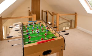 Foxcombe - Table football on the mezzanine