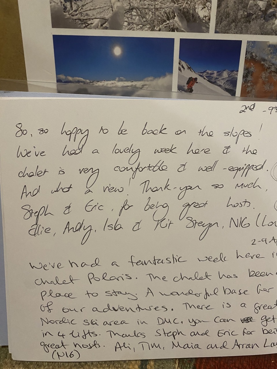 A review from a guest at Chalet Polaris