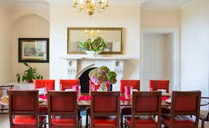 The Old Rectory - The delightful dining room is perfect for a celebratory meal