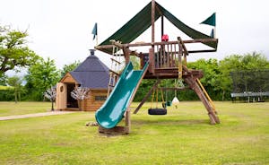 Ham Bottom - 2 acres of grounds and sturdy play equipment for the youngsters to let off steam!