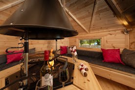 Herons Bank - The Nordic style BBQ lodge can be used anytime of year