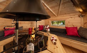 Herons Bank - The Nordic style BBQ lodge can be used anytime of year