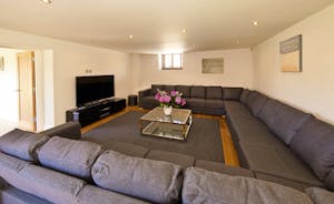 Coat Barn - Huge comfy sofas - perfect for gathering together for a movie night