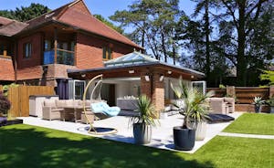 Hamble House - The Orangery opens onto a sunny terrace and artificial lawn