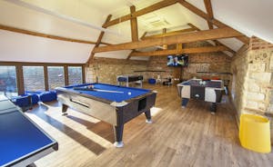 Beaverbrook 20 - The games room has an 8ft US pool table, air hockey, table tennis and table football