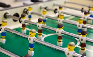 Pipits Retreat, Stonehayes Farm - Head to the games room for table football