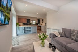Dawdledown - The open plan living space in the annexe