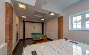 Garden Court - Pool and air hockey in the games room