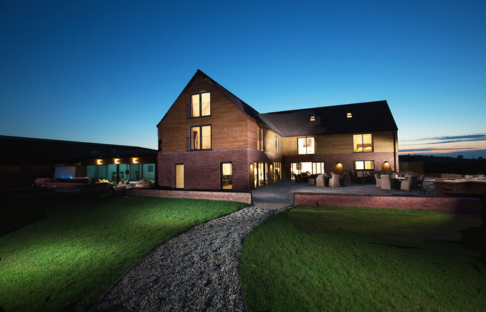 Large luxury group accommodation sleeping up to 24 with indoor pool, hot tub, games room and bbq lodge