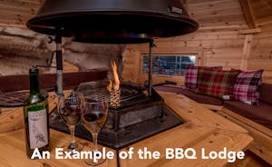 The Cedars - Cosy up in the BBQ lodge whatever the weather's doing 