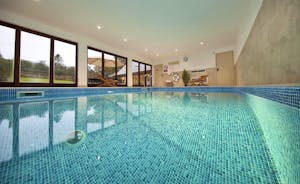 Flossy Brook - What a treat! A wonderful integral indoor heated swimming pool - fun for all!