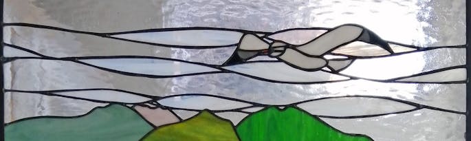 Turning a window into art..