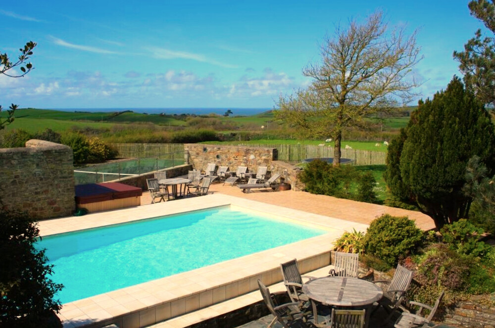 View from the bedroom window of The Annex