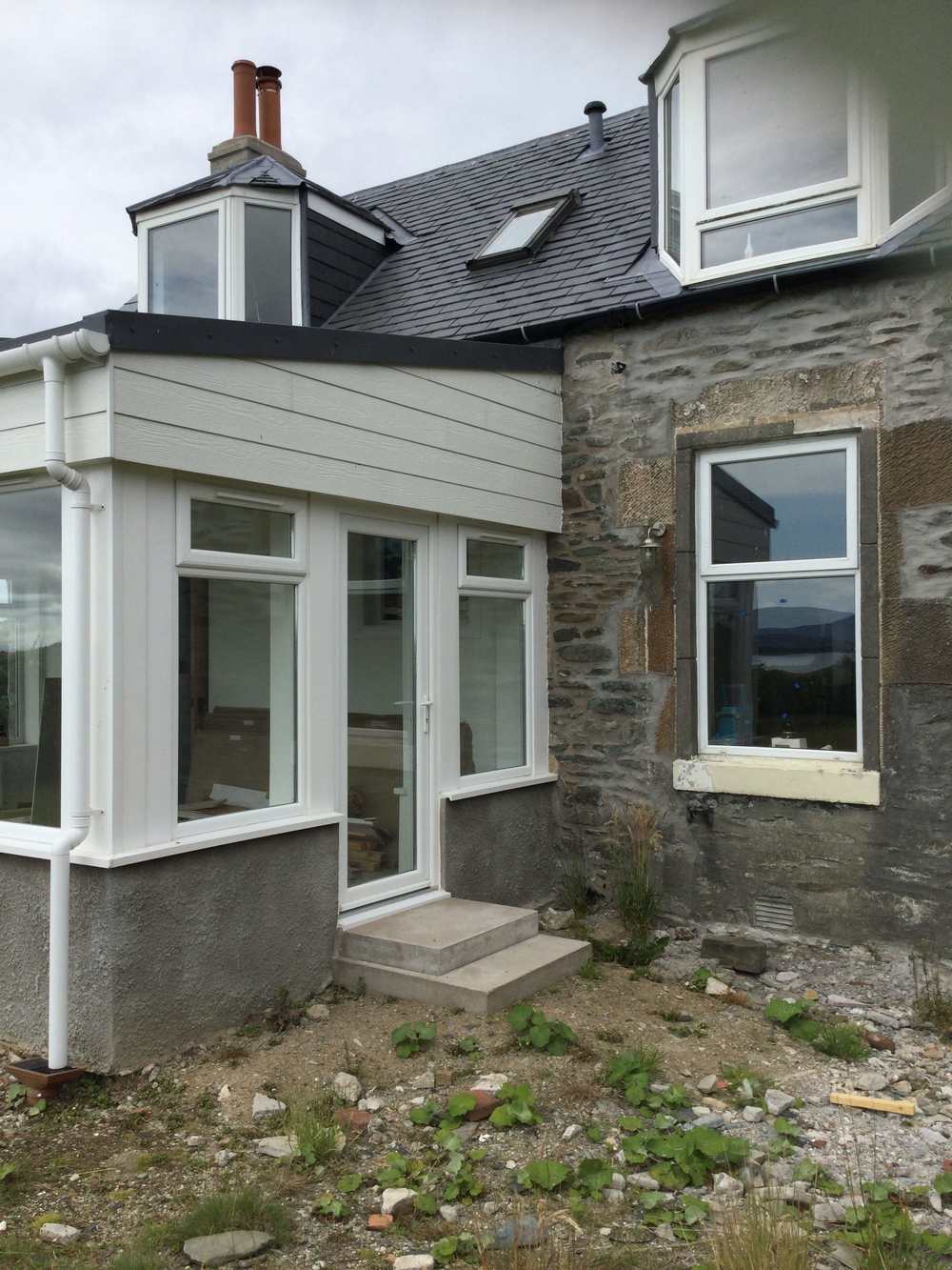 Seaview cottage patio