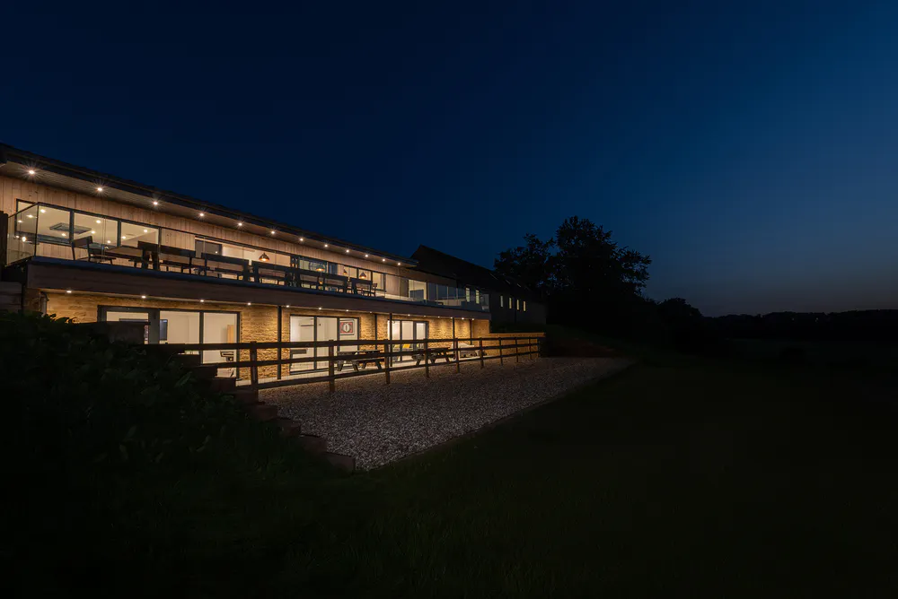 View of the balcony with outdoors seating area